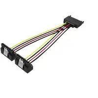 Vention KDBBB cable de SATA SATA de 15 pines 2 x SATA de 15 pines Negro Vention KDBBB cable de SATA SATA de 15 pines 2 x SATA de 15 pines Negro