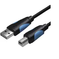 Vention VAS-A16-B150 cable USB USB 2.0 1,5 m USB A USB B Negro Vention VAS-A16-B150 cable USB USB 2.0 1,5 m USB A USB B Negro