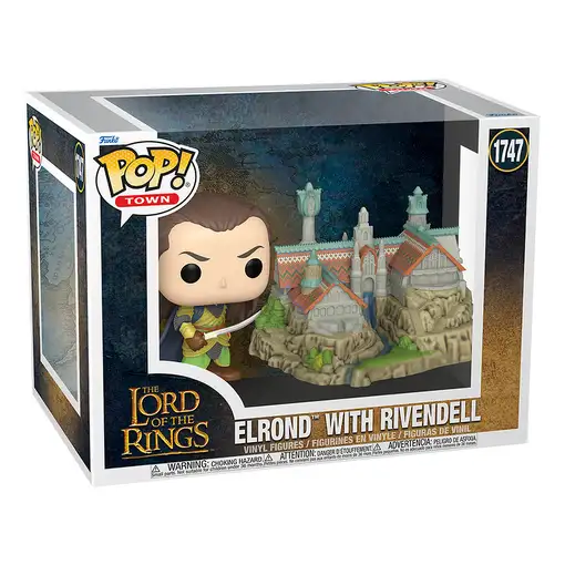 FUNKO POP! Town Lord Elrond with Rivendell