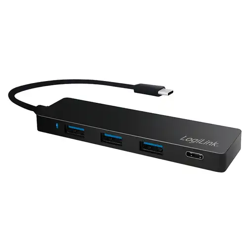LogiLink UA0311 hub de interfaz USB 3.2 Gen 1 (3.1 Gen 1) Type-C 5000 Mbit/s Negro LogiLink UA0311 hub de interfaz USB 3.2 Gen 1 (3.1 Gen 1) Type-C 5000 Mbit/s Negro