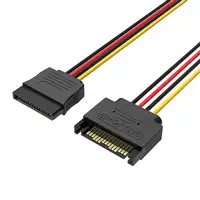 Vention KDABY cable de SATA 0,3 m SATA de 15 pines Negro Vention KDABY cable de SATA 0,3 m SATA de 15 pines Negro