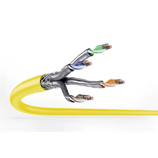 Digitus Cable de instalación CAT 7A S/FTP, 1000 m, simplex, Dca-s1a d1 a1, certifi