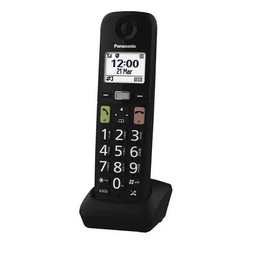 Panasonic KX-TGUA10EXB teléfono Teléfono DECT Negro