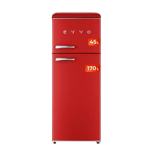 Frigorífico 2 puertas Evvo F45R Retro Rojo Frigorífico 2 puertas Evvo F45R Retro Rojo
