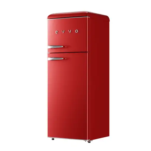 Frigorífico 2 puertas Evvo F45R Retro Rojo