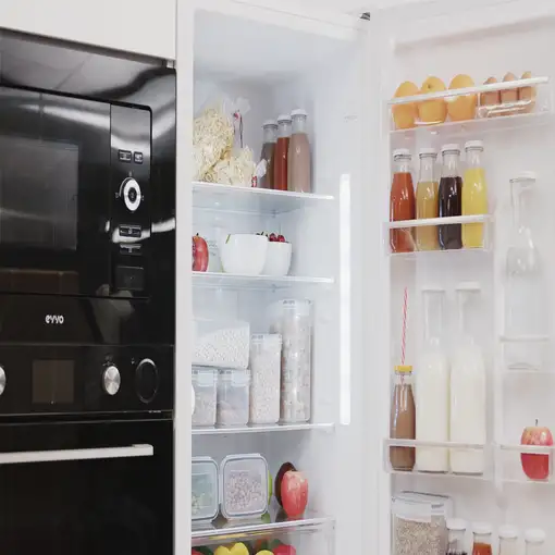 Frigorífico combi Evvo F55BG Retro Beige