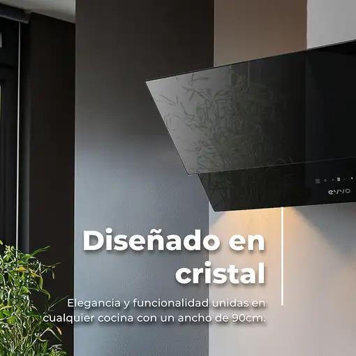 EVVO CE47 De pared Negro 882 m³/h