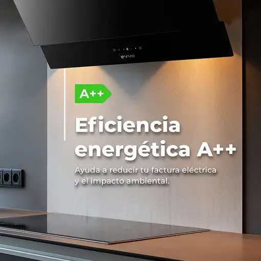 EVVO CE47 De pared Negro 882 m³/h