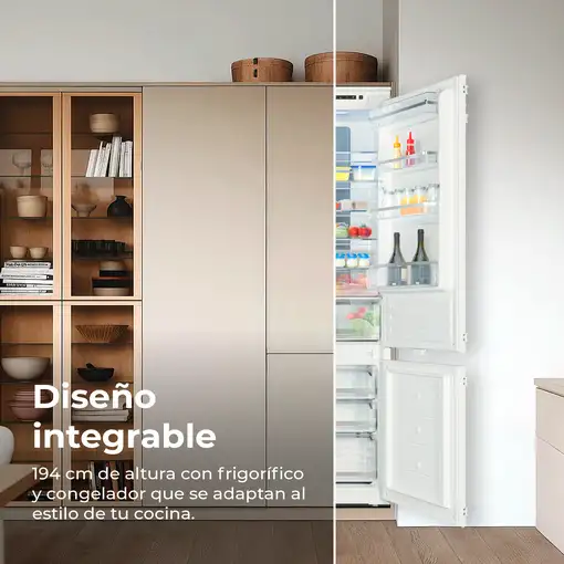 Frigorífico Combi Integrable EVVO Fi65