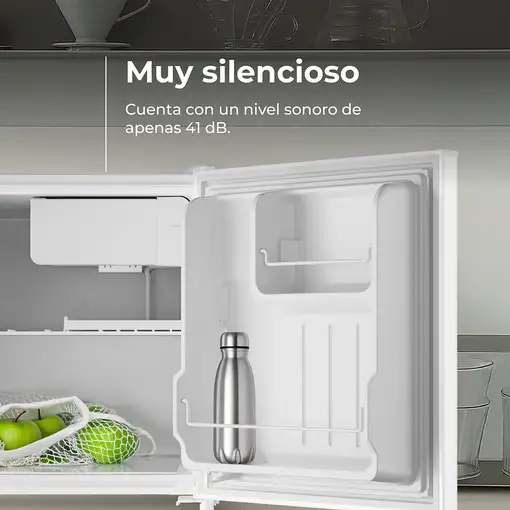 Nevera pequeña Blanca, 46 L, 48.8 cm de alto, F22 WH EVVO