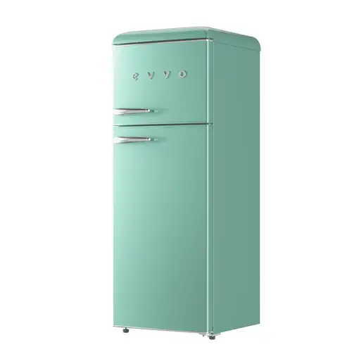 Frigorífico 2 puertas Evvo F45G Retro Verde Pastel