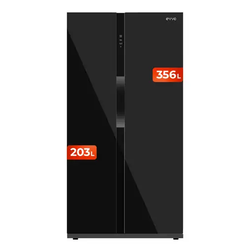 Frigorífico Americano EVVO F90B Glass Frigorífico Americano EVVO F90B Glass