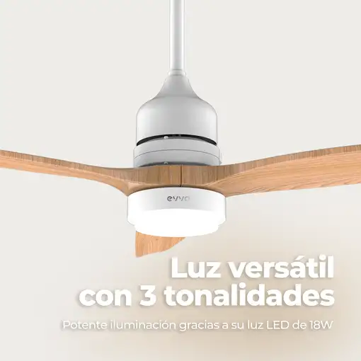 Ventilador de techo EVVO V540 Wood