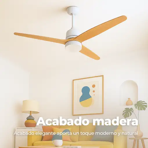 Ventilador de techo EVVO V540 Wood
