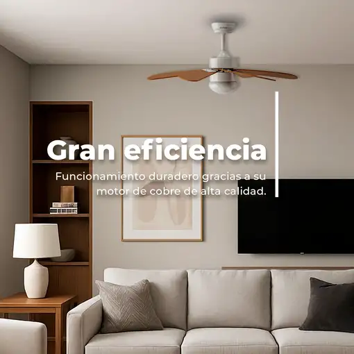 Ventilador de techo EVVO V315 Wood