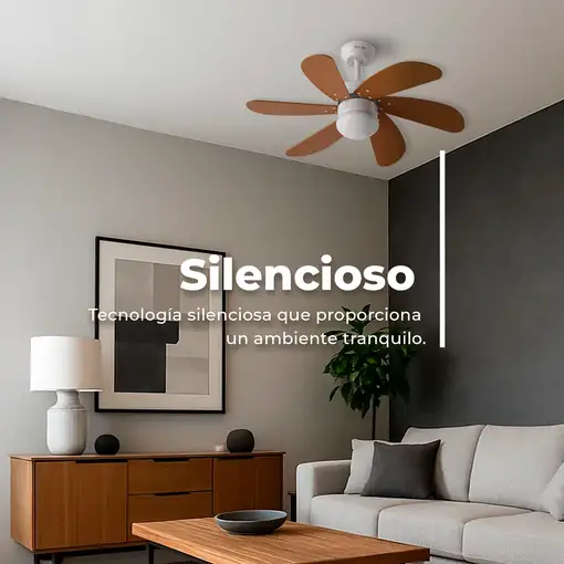 Ventilador de techo EVVO V315 Wood