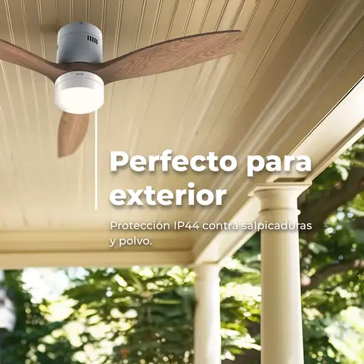 Ventilador de techo EVVO V551 Wood Wifi