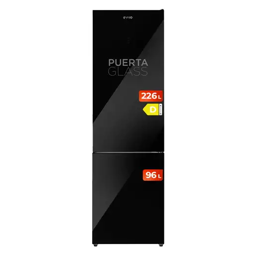 Frigorífico Combi EVVO F55B Glass