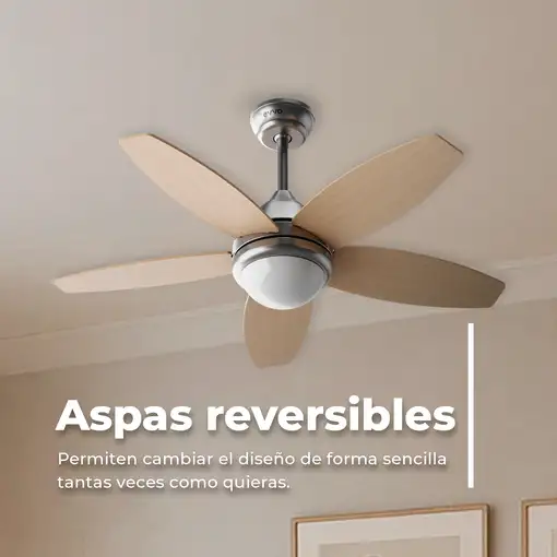 Ventilador de techo EVVO V416 Wood