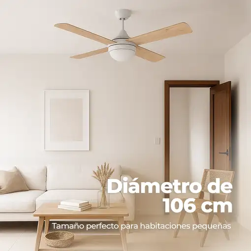 Ventilador de techo EVVO V440 Wood