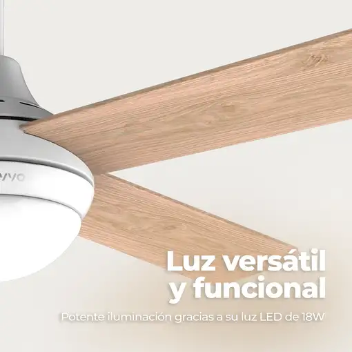 Ventilador de techo EVVO V440 Wood