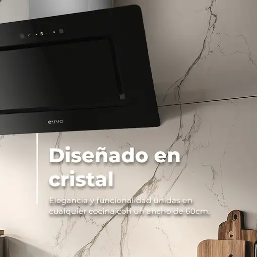 EVVO CE43 De pared Negro 818 m³/h
