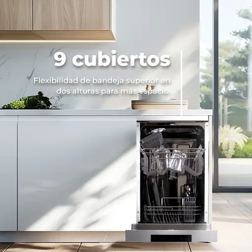 Lavavajillas EVVO D1 Slim (45 cm)