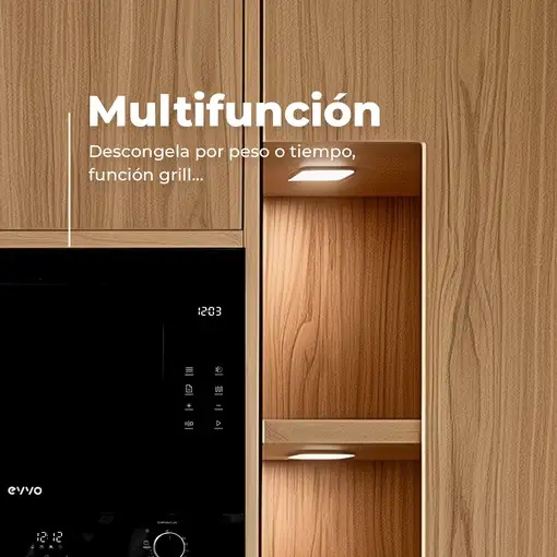 Microondas integrable EVVO Mi45 Glass Bl