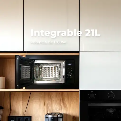 Microondas integrable EVVO Mi30 Black