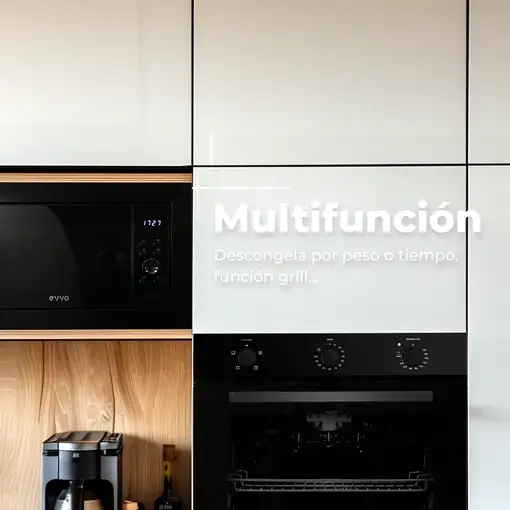 Microondas integrable EVVO Mi30 Black