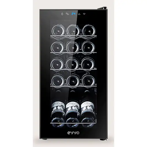 EVVO VT15 Nevera de vino Independiente Negro 15 botella(s) EVVO VT15 Nevera de vino Independiente Negro 15 botella(s)
