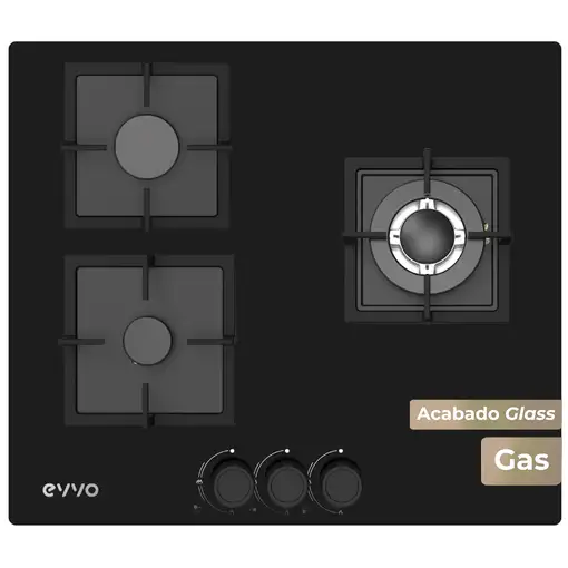 Placa de Gas V65 Glass
