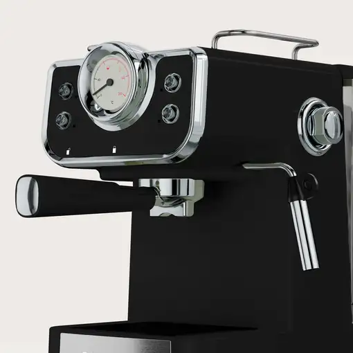 Cafetera Espresso EVVO Intensa Retro Negro