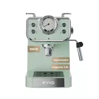 Cafetera Espresso EVVO Intensa Retro Verde Cafetera Espresso EVVO Intensa Retro Verde