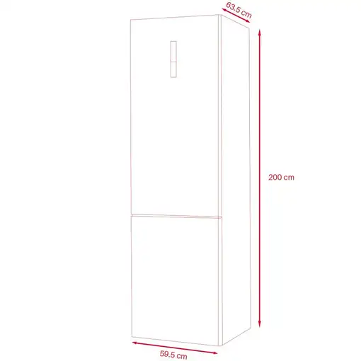 Frigorífico Combi EVVO F60DX