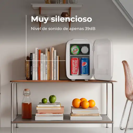 Nevera mini F4WH Retro Blanco
