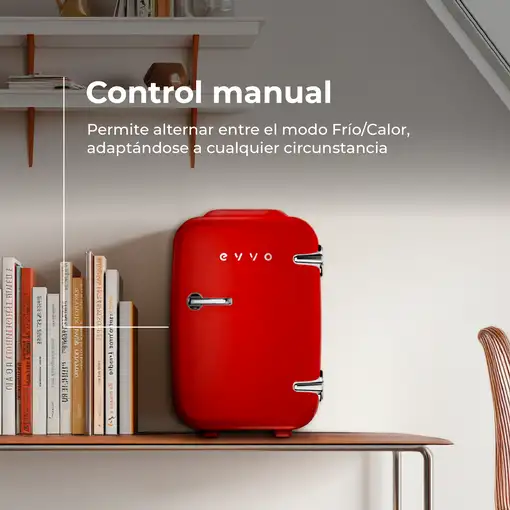 Nevera mini F4R Retro Rojo