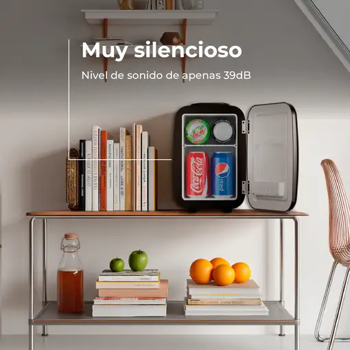 Nevera mini F4BK Retro Negro