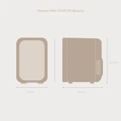 Nevera mini F6WH Beauty Blanco