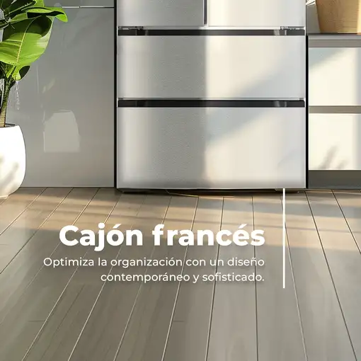 Frigorífico Francés EVVO F80X Aqua