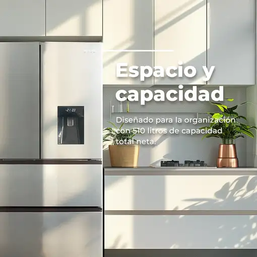 Frigorífico Francés EVVO F80X Aqua