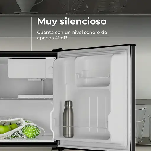 EVVO Mini F22 frigorífico Independiente 46 L Acero inoxidable