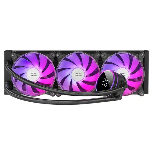 Mars Gaming ML-LCD360, Refrigeración Líquida AIO, TDP 600W, 3x Ventiladores FDB AR