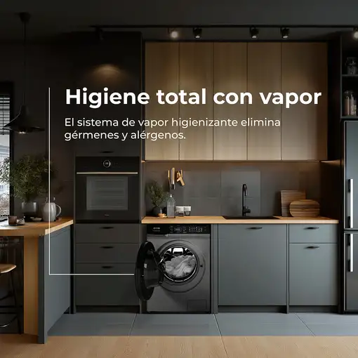 Lavadora inox 12 kg, 1350 Rpm, Supernova U12X EVVO