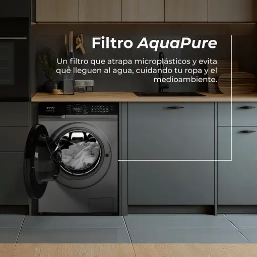 Lavadora inox 12 kg, 1350 Rpm, Supernova U12X EVVO