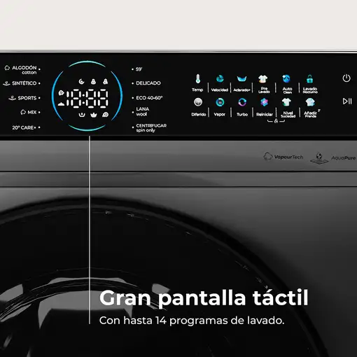 Lavadora inox 12 kg, 1350 Rpm, Supernova U12X EVVO