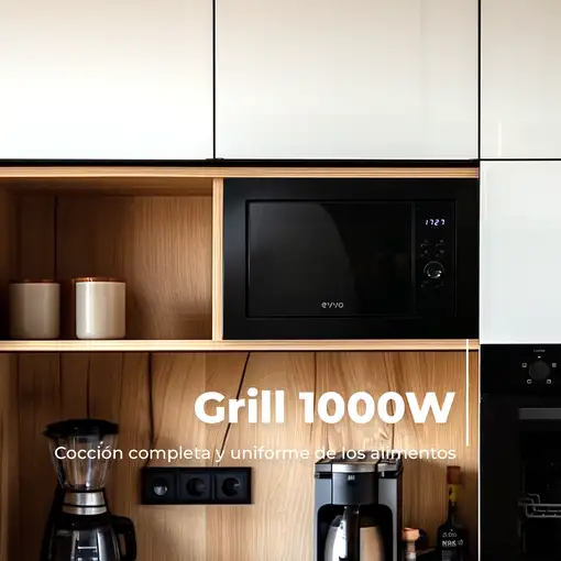 Microondas integrable EVVO Mi35 Inox