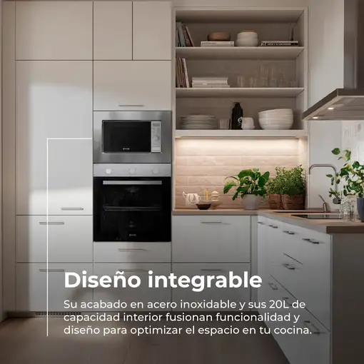 Microondas integrable Mi30 Inox