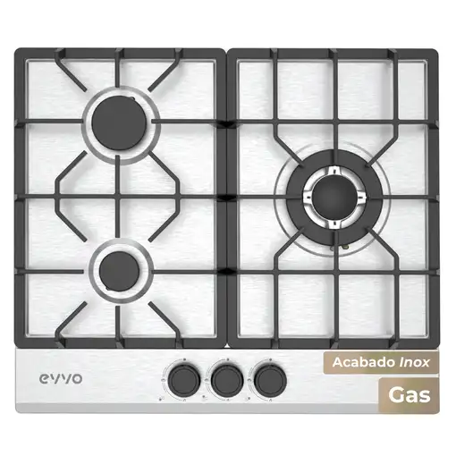 Placa de Gas V66 Inox
