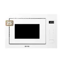 Microondas integrable EVVO Mi45 Glass Wh Microondas integrable EVVO Mi45 Glass Wh
